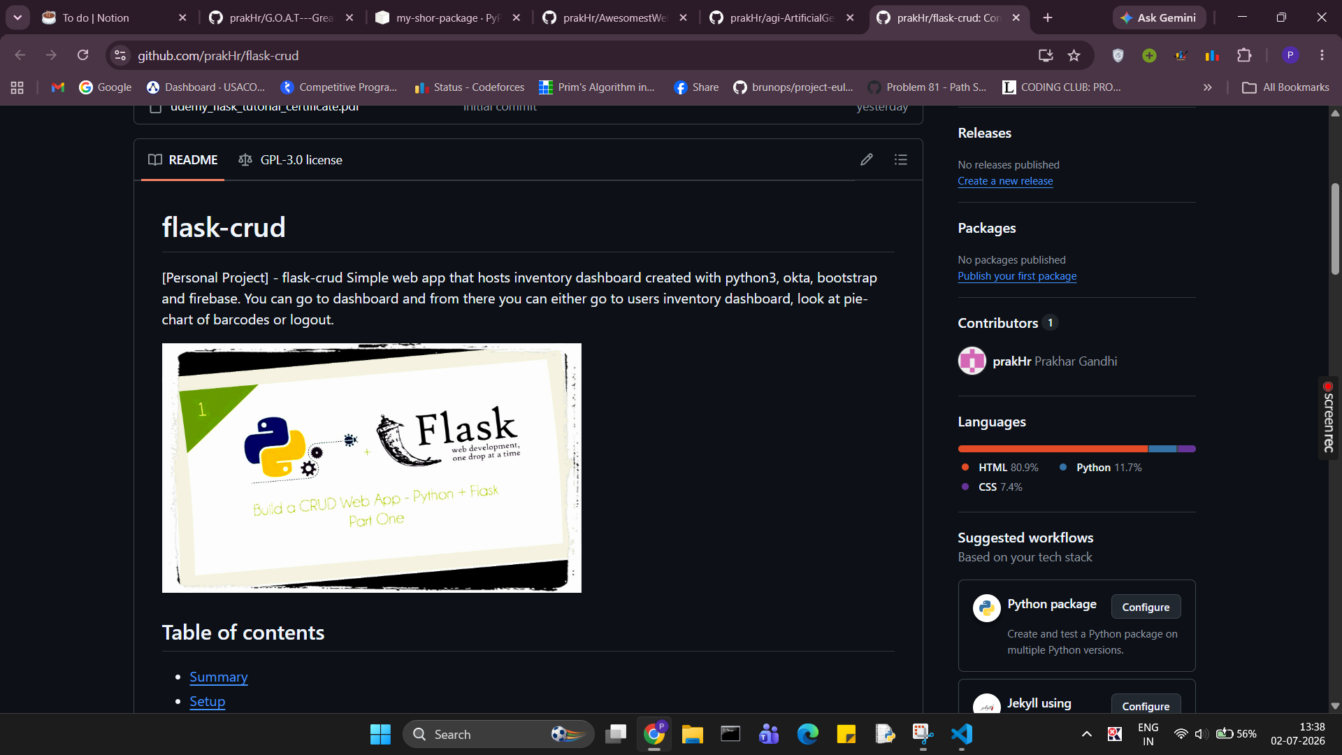 Flask CRUD